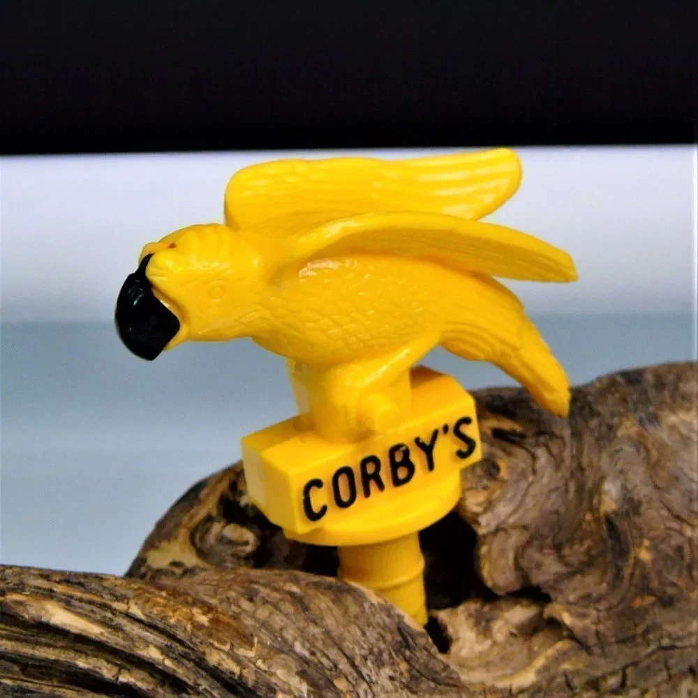 Corby's Whisky Yellow Parrot Liquor Bottle Stopper